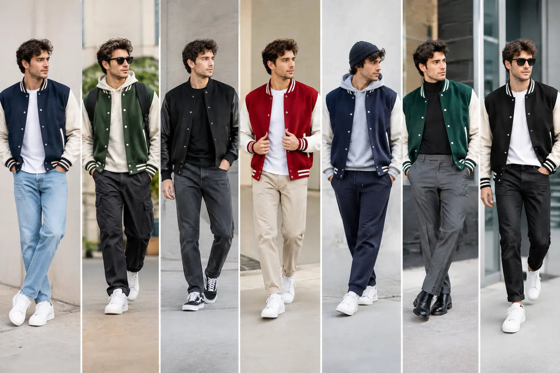 Cómo combinar chaqueta varsity: 7 looks urbanos