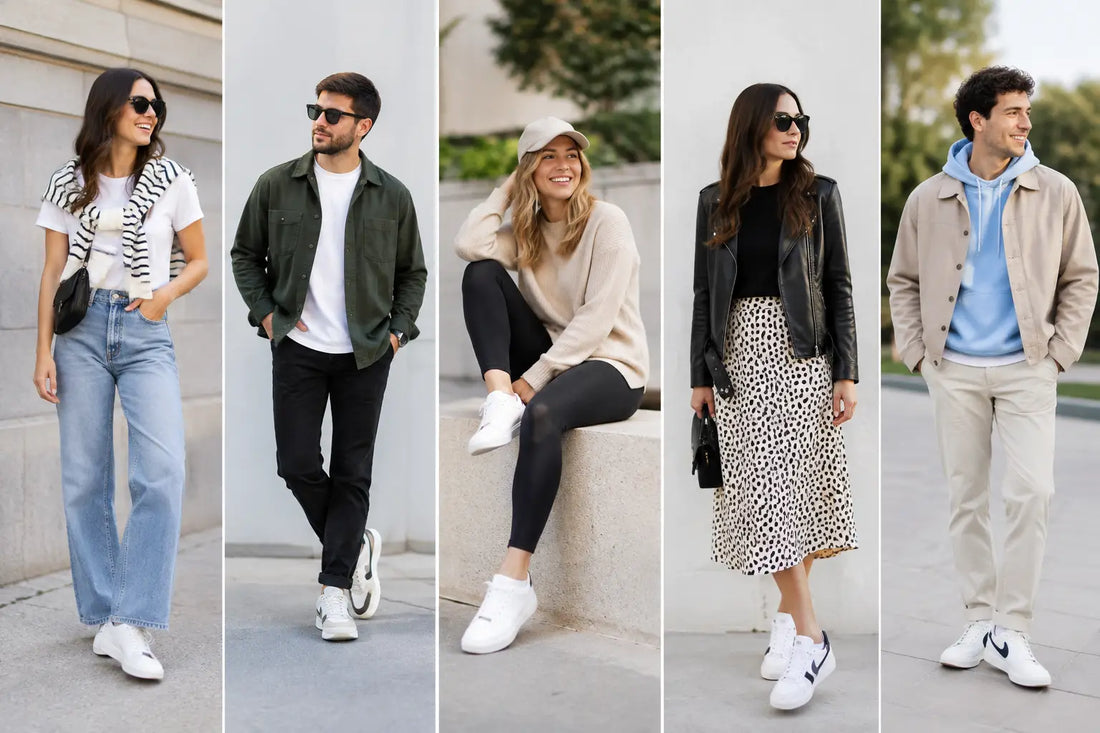 Looks con sneakers para fin de semana: 5 ideas