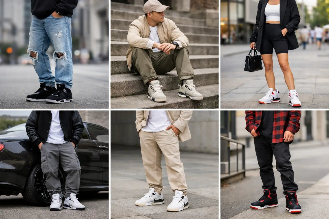 How to wear Jordan 4s: 6 looks que funcionan