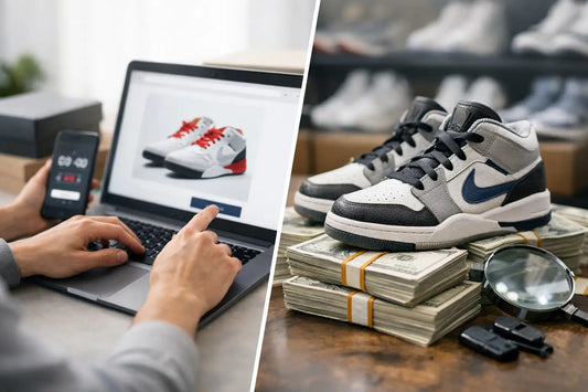 Online Sneaker Drops vs Resale: ¿Qué Compensa?