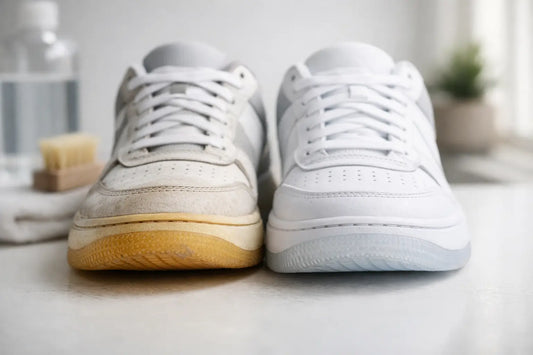 Por qué amarillean las suelas de tus sneakers