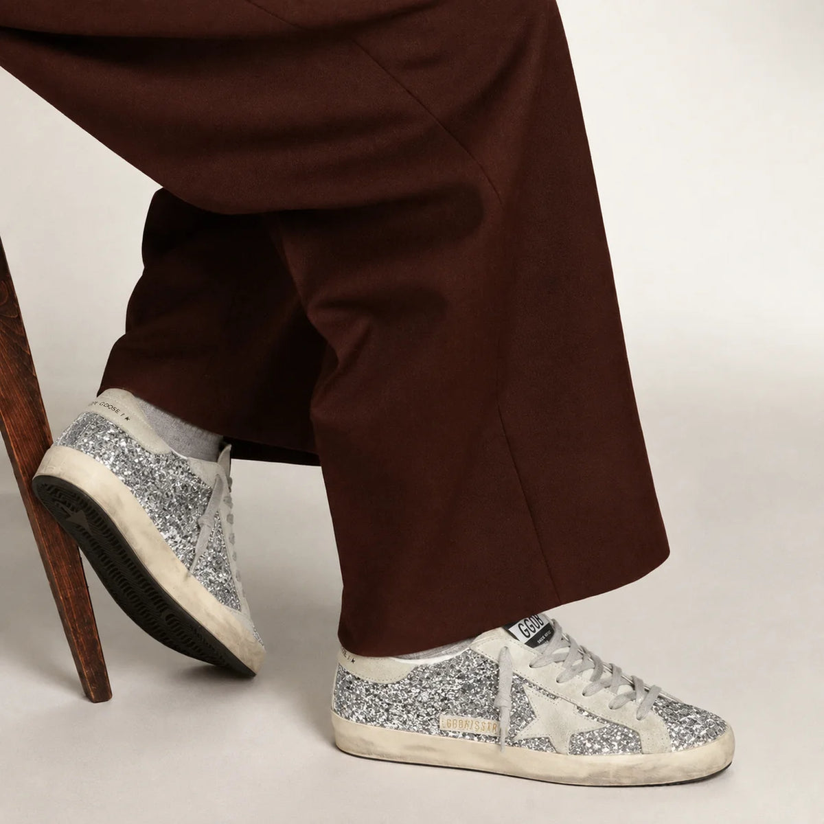 Golden goose star glitter skyhigh