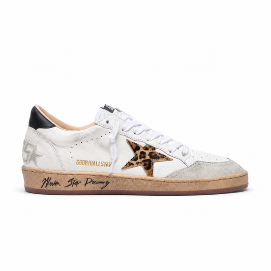 Golden goose ballstar leopard