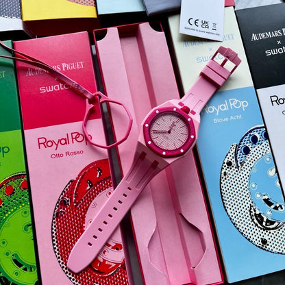 Swatch AP royal pop pink