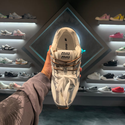 New Balance 530 Miu Miu metallic silver
