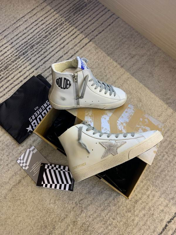 Golden goose hightop zip up