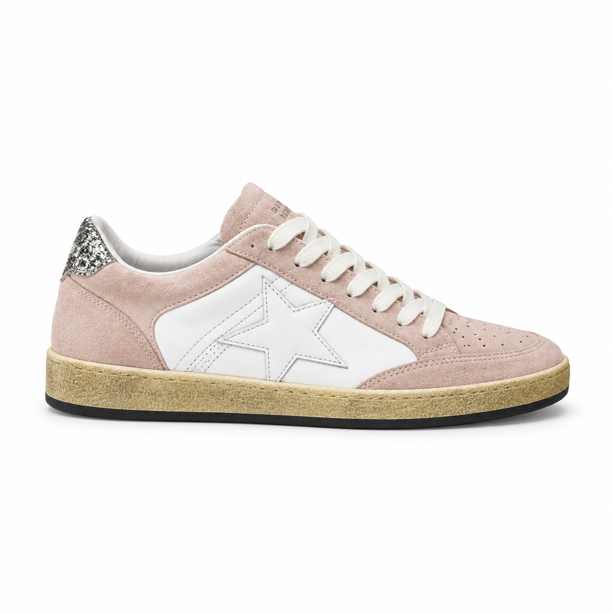 Golden goose ballstar pink white
