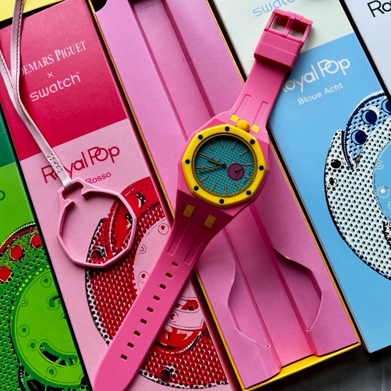 Swatch AP royal pop yellow pink – Warezupply