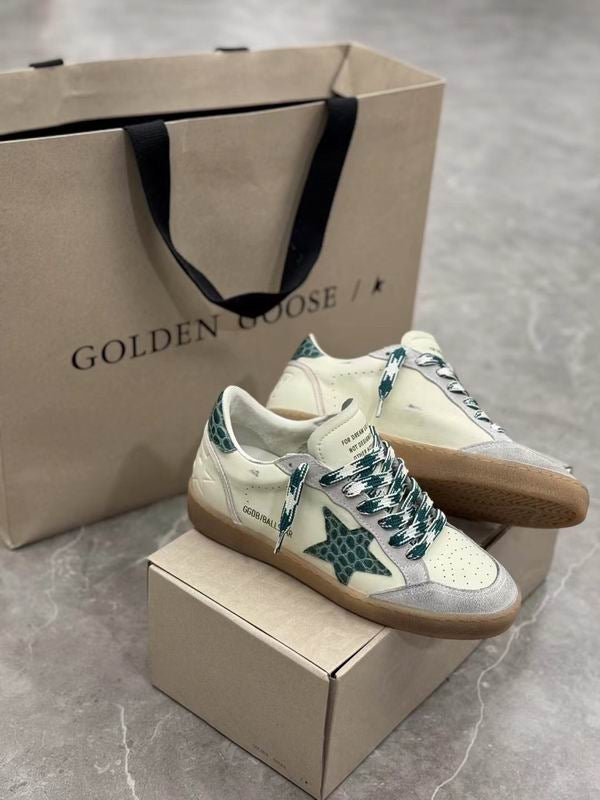 Golden goose star serpentine green